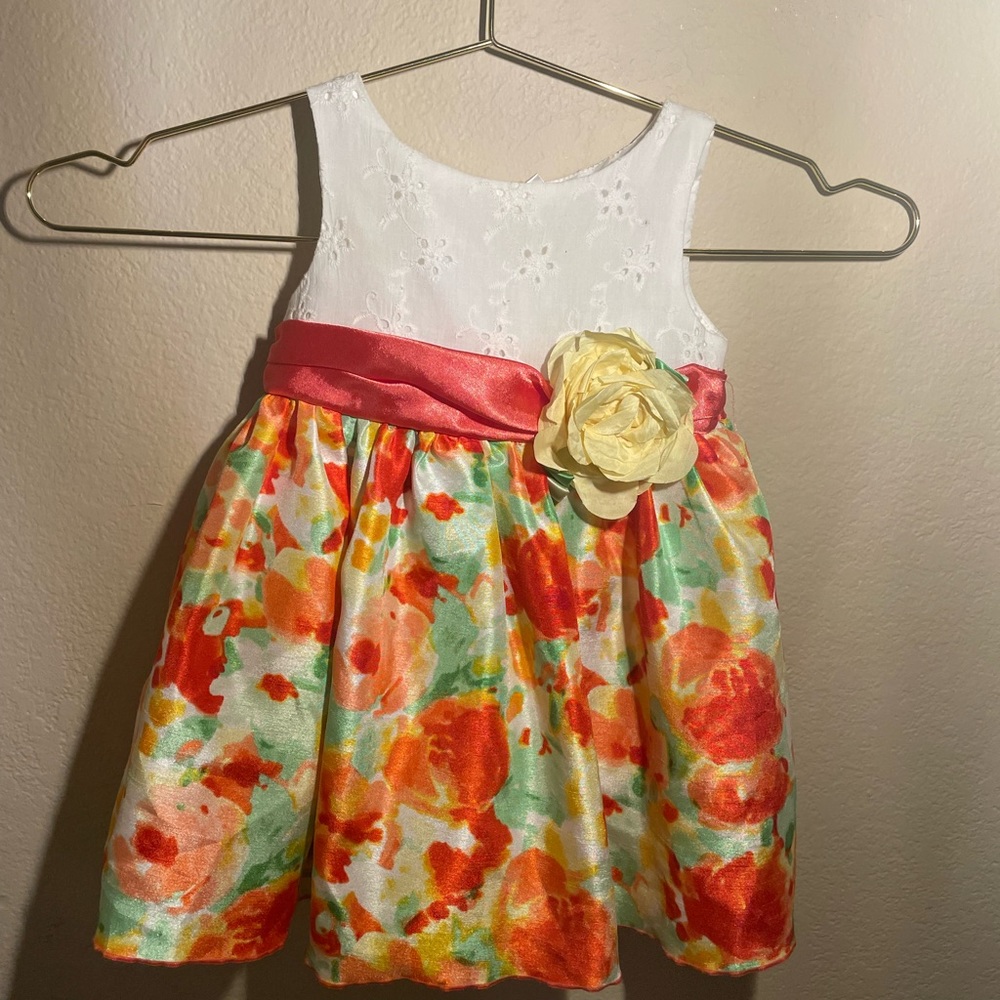 Spring Easter Youngland Baby girls, 24 month tank sleeve flower dress